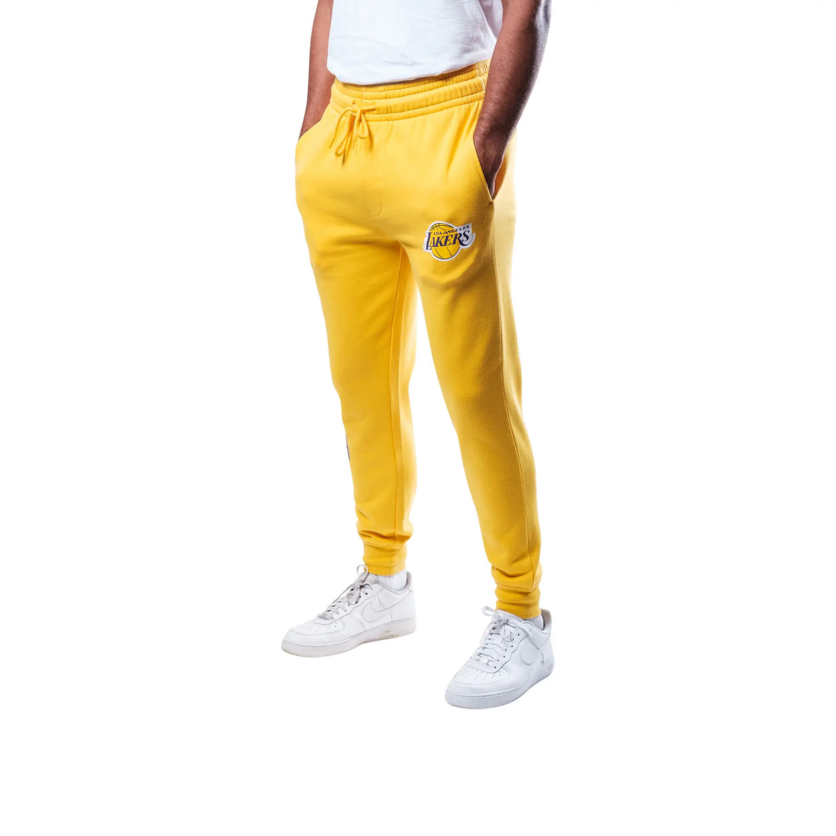 Ultra Game Men's NBA Official Super Soft Team Jogger Sweatpants | Los Angeles Lakers