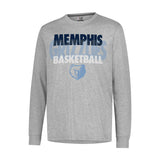 Ultra Game Men’s NBA Official Super Soft Supreme Long Sleeve T-Shirt | Memphis Grizzlies