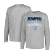 Ultra Game Men’s NBA Official Super Soft Supreme Long Sleeve T-Shirt | Memphis Grizzlies