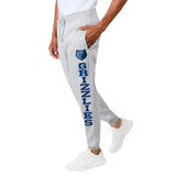 Ultra Game Men's NBA Official Super Soft Team Jogger Sweatpants | Memphis Grizzlies