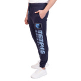 Ultra Game Men's NBA Official Super Soft Team Jogger Sweatpants | Memphis Grizzlies