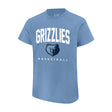 Ultra Game Men's NBA Official Super Soft Teamster Short Sleeve T-Shirt | Memphis Grizzlies