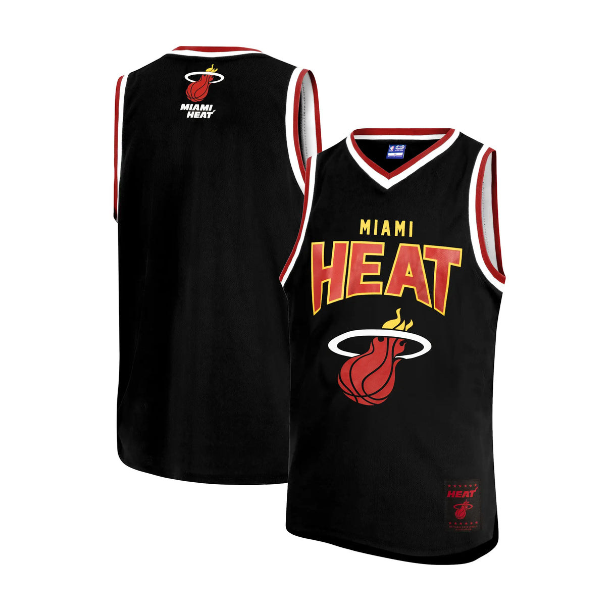 Ultra Game Men's NBA Official Super Soft Jersey Tank Top Muscle T-Shirt | Miami Heat