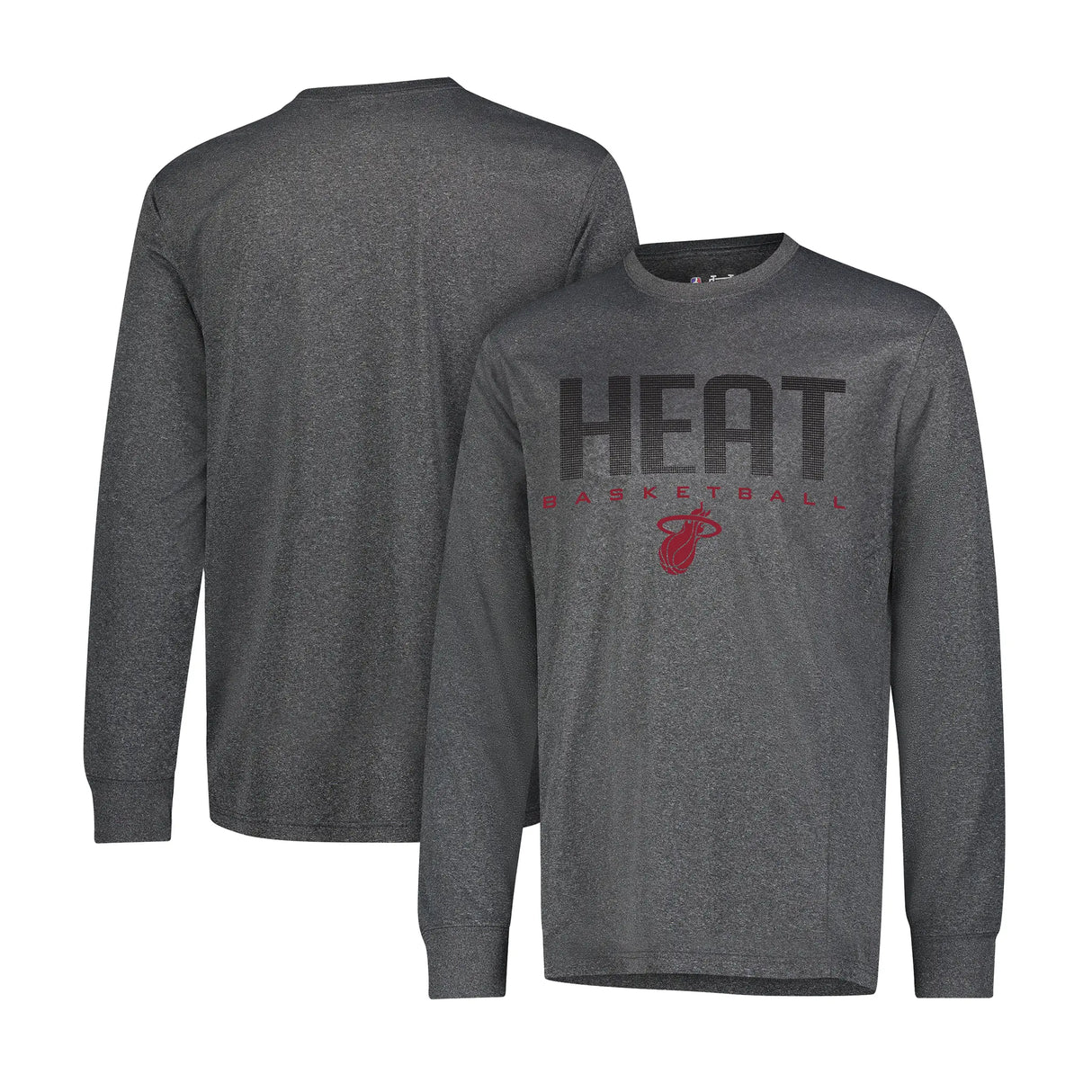 Ultra Game Men's NBA Official Super Soft Game Day Long Sleeve T-Shirt | Miami Heat