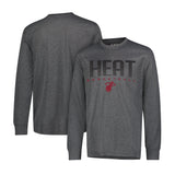 Ultra Game Men's NBA Official Super Soft Game Day Long Sleeve T-Shirt | Miami Heat