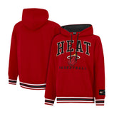 Ultra Game Mens NBA Official Premium Quality MVP Hoodie Sweatshirt | Miami Heat