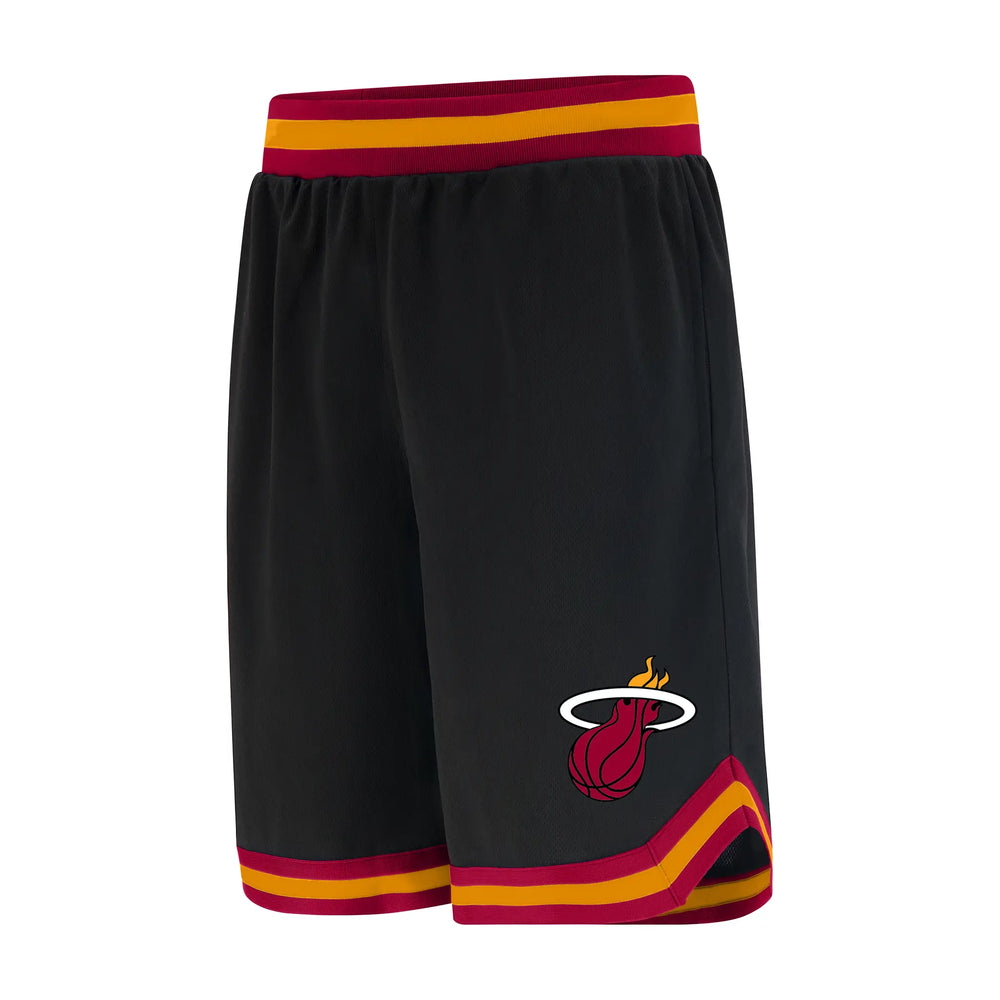 Ultra Game Men's NBA Official Soft Air Mesh Ultimate Basketball Shorts - OG Fit | Miami Heat