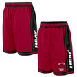 Ultra Game Men's NBA Official Super Soft Air Mesh Game Day Basketball Shorts - Classic Fit | Miami Heat
