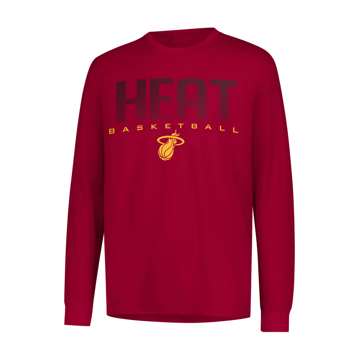 Ultra Game Men's NBA Official Super Soft Game Day Long Sleeve T-Shirt | Miami Heat