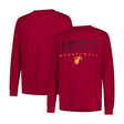 Ultra Game Men's NBA Official Super Soft Game Day Long Sleeve T-Shirt | Miami Heat