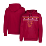Ultra Game Men's NBA Official Super Soft Midtown Hoodie Sweatshirt | Miami Heat