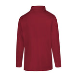 Ultra Game Men's NBA Official Super Soft Quarter Zip Long Sleeve T-Shirt | Miami Heat
