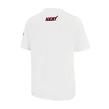 Ultra Game Men's NBA Official Embroidered Letters Super Soft T-Shirt | Miami Heat