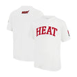 Ultra Game Men's NBA Official Embroidered Letters Super Soft T-Shirt | Miami Heat