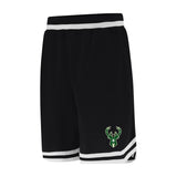 Ultra Game Men's NBA Official Soft Air Mesh Ultimate Basketball Shorts-Classic Fit | Milwaukee Bucks