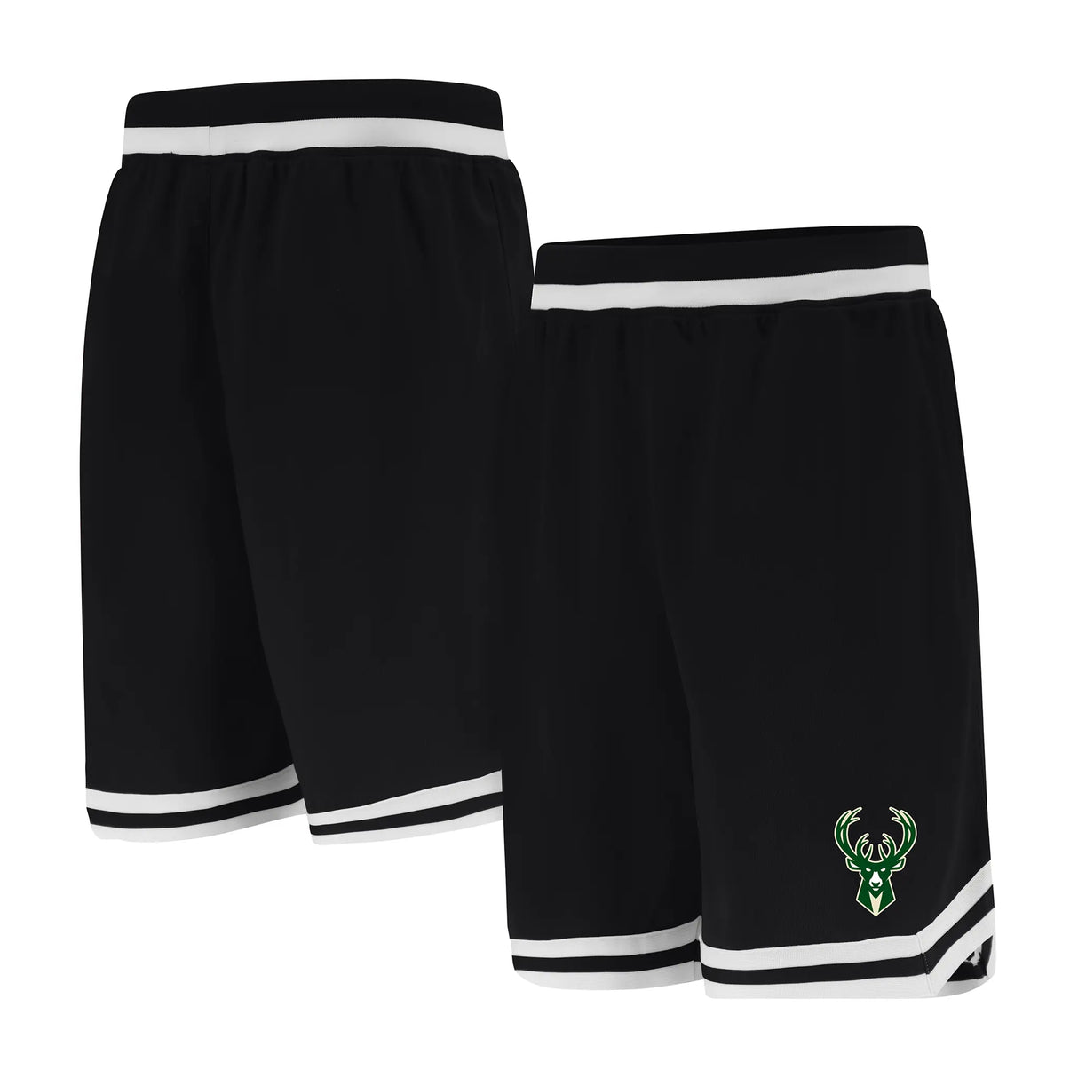 Ultra Game Men's NBA Official Soft Air Mesh Ultimate Basketball Shorts-Classic Fit | Milwaukee Bucks