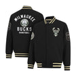 Ultra Game Men’s NBA Official Game Time Varsity Jacket | Milwaukee Bucks