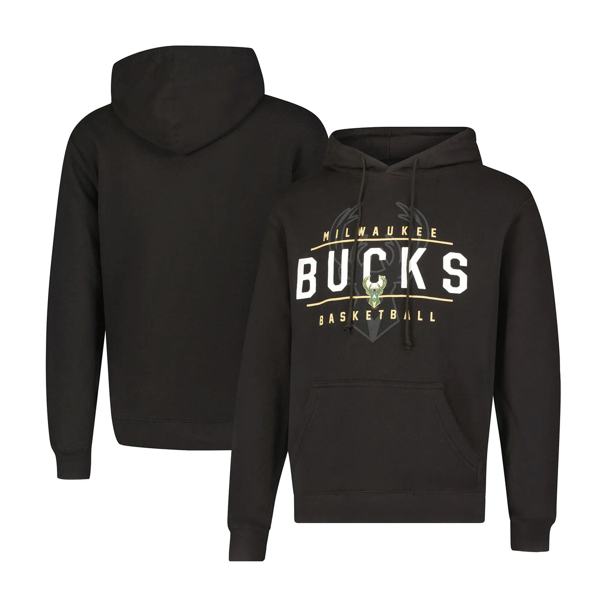 Ultra Game Men's NBA Official Super Soft Get Right Hoodie Sweatshirt | Milwaukee Bucks