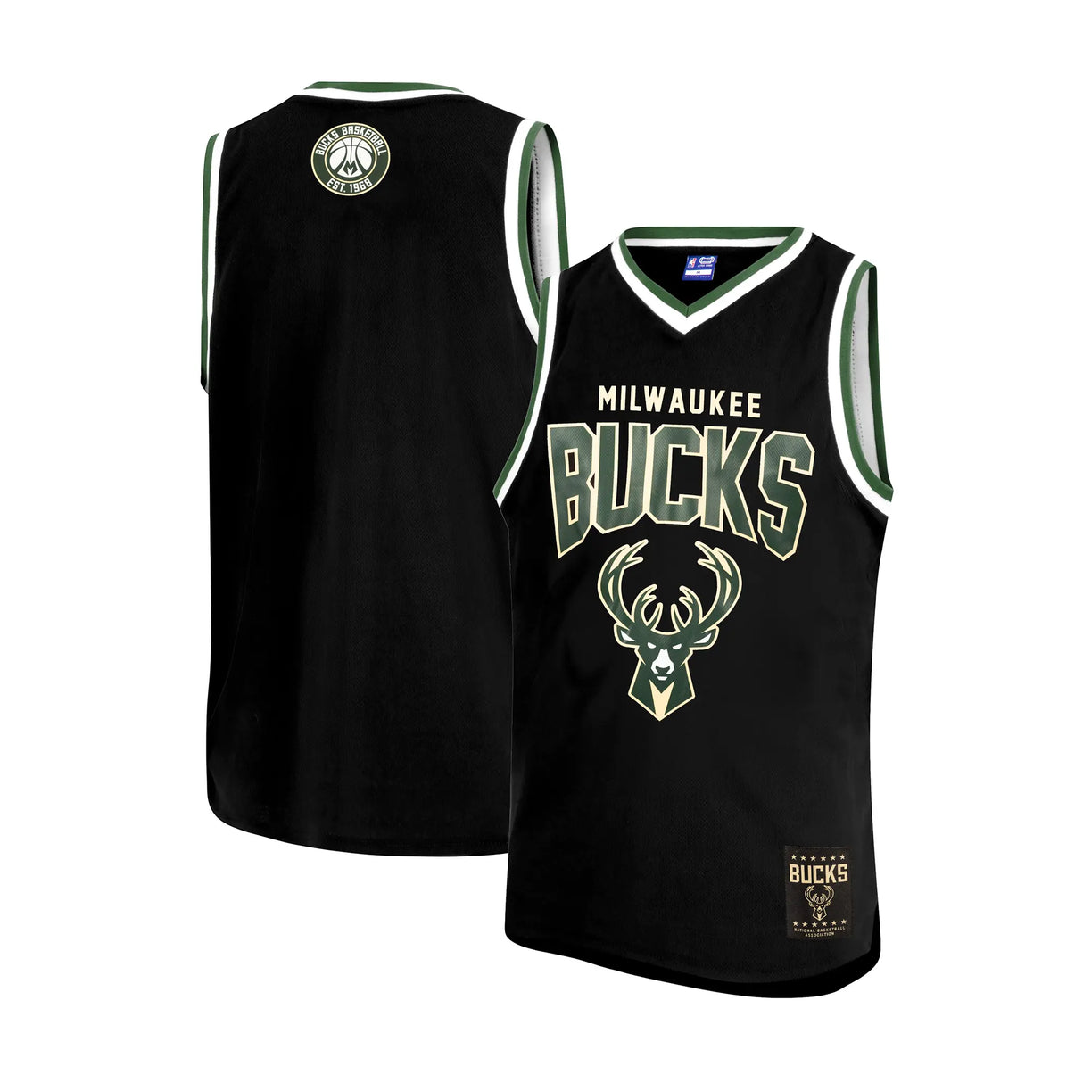 Ultra Game Men's NBA Official Super Soft Jersey Tank Top Muscle T-Shirt | Milwaukee Bucks