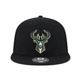 Ultra Game Men’s NBA Official Twill Snap Back Ultimate Baseball Cap Hat | Milwaukee Bucks