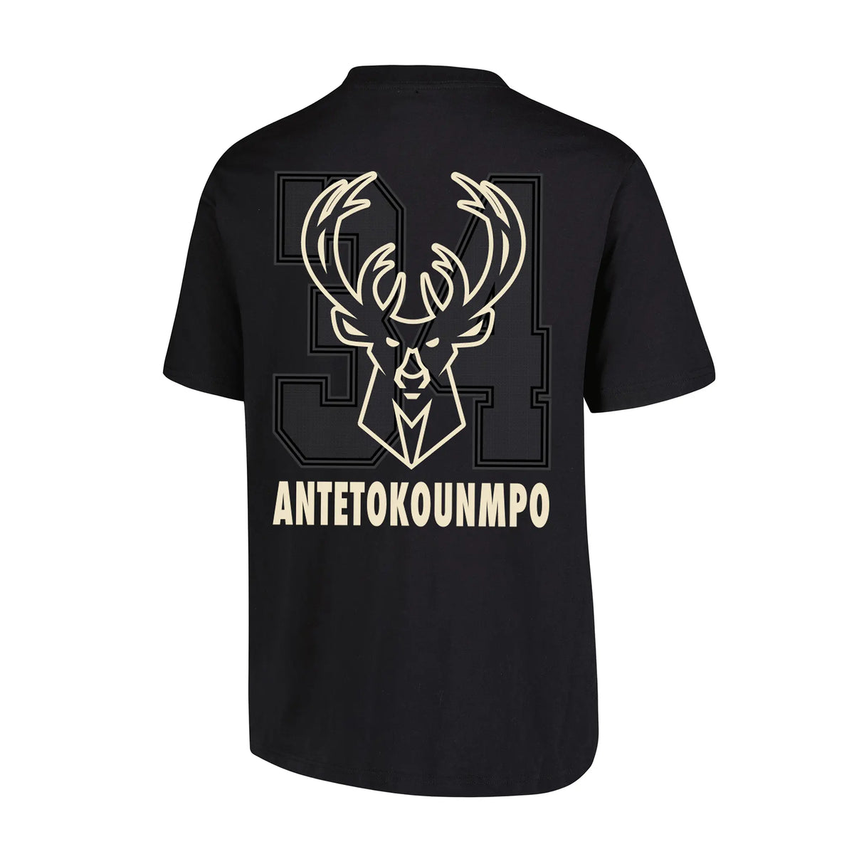 Ultra Game Men's NBA Official Super Soft Fly High Players T-Shirt | Milwaukee Bucks - Giannis Antetokounmpo
