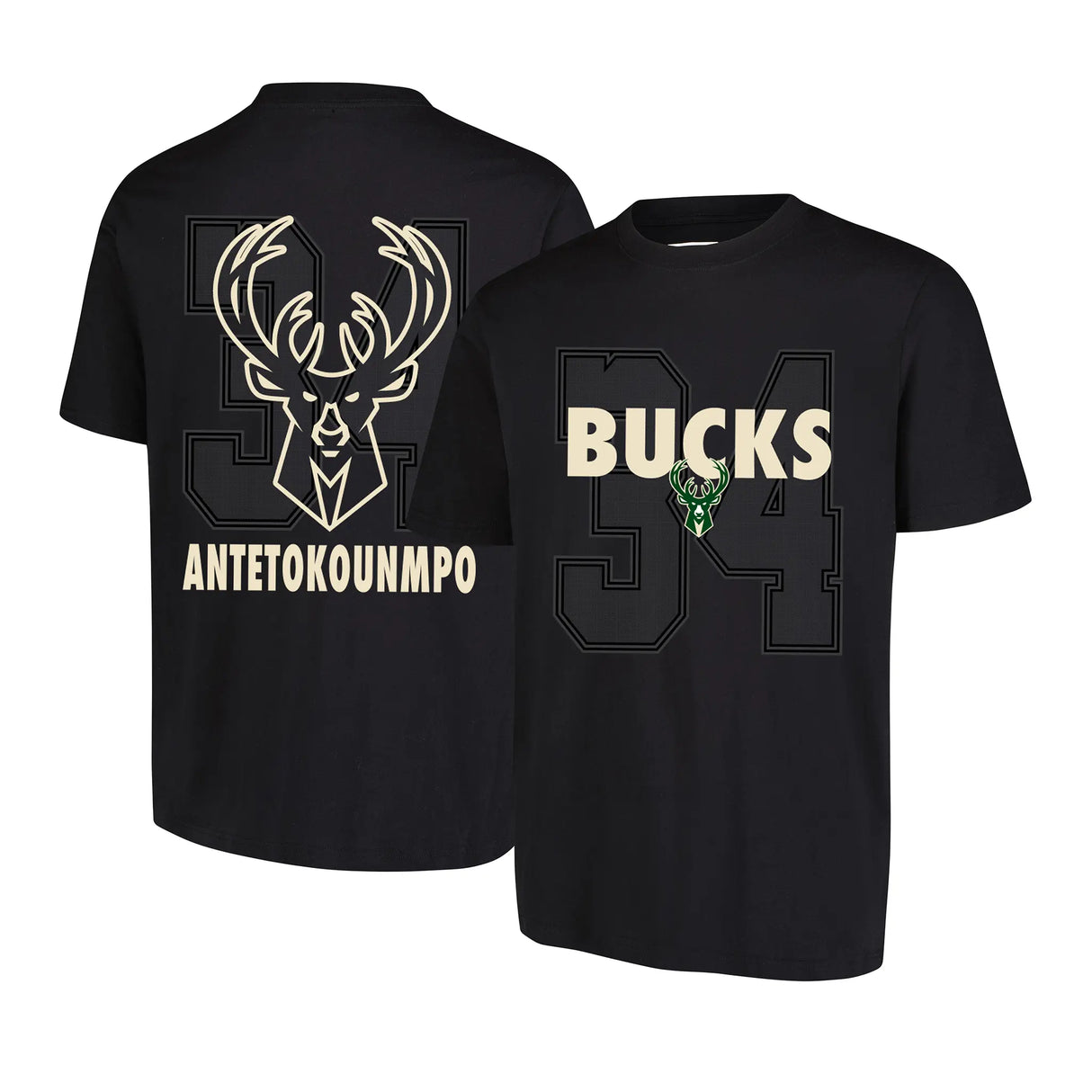 Ultra Game Men's NBA Official Super Soft Fly High Players T-Shirt | Milwaukee Bucks - Giannis Antetokounmpo