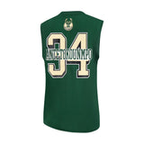 Ultra Game Men's NBA Official Sleeveless Players Mesh Tank Top Muscle T-Shirt | Milwaukee Bucks - Giannis Antetokounmpo