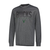 Ultra Game Men's NBA Official Super Soft Game Day Long Sleeve T-Shirt | Milwaukee Bucks
