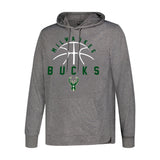 Ultra Game Men's NBA Official Super Soft Lightweight Hoodie Sweatshirt | Milwaukee Bucks