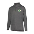 Ultra Game Men's NBA Official Super Soft Quarter Zip Long Sleeve T-Shirt | Milwaukee Bucks