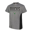 Ultra Game Men’s NBA Official Super Soft Supreme T-Shirt | Milwaukee Bucks