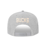 Ultra Game Men's NBA Official Twill Snap Back Ultimate Baseball Cap Hat | Milwaukee Bucks