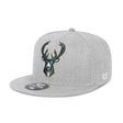 Ultra Game Men's NBA Official Twill Snap Back Ultimate Baseball Cap Hat | Milwaukee Bucks