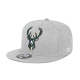 Ultra Game Men's NBA Official Twill Snap Back Ultimate Baseball Cap Hat | Milwaukee Bucks