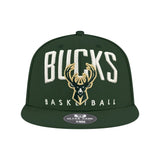 Ultra Game Men's NBA Official Essentials Baseball Cap Hat | Milwaukee Bucks