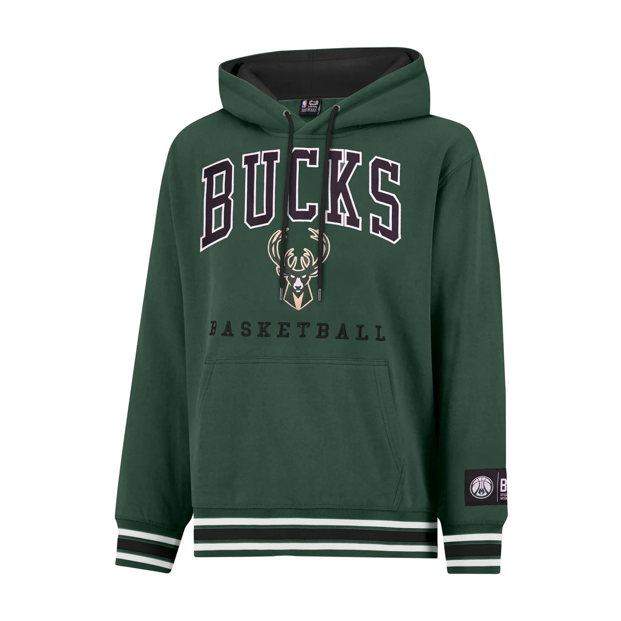 Ultra Game Mens NBA Official Premium Quality MVP Hoodie Sweatshirt | Milwaukee Bucks