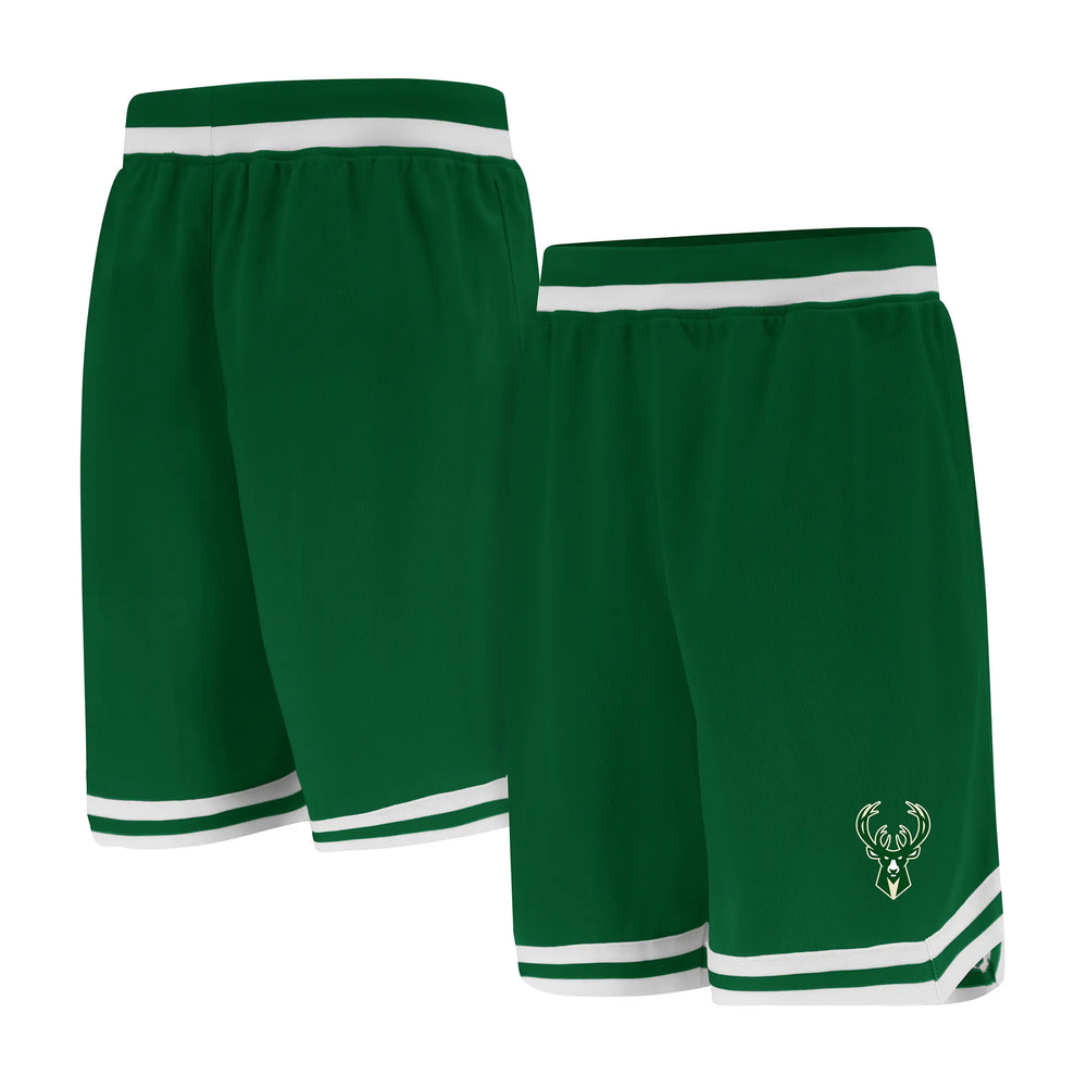 Ultra Game Men's NBA Official Soft Air Mesh Ultimate Basketball Shorts-Classic Fit | Milwaukee Bucks