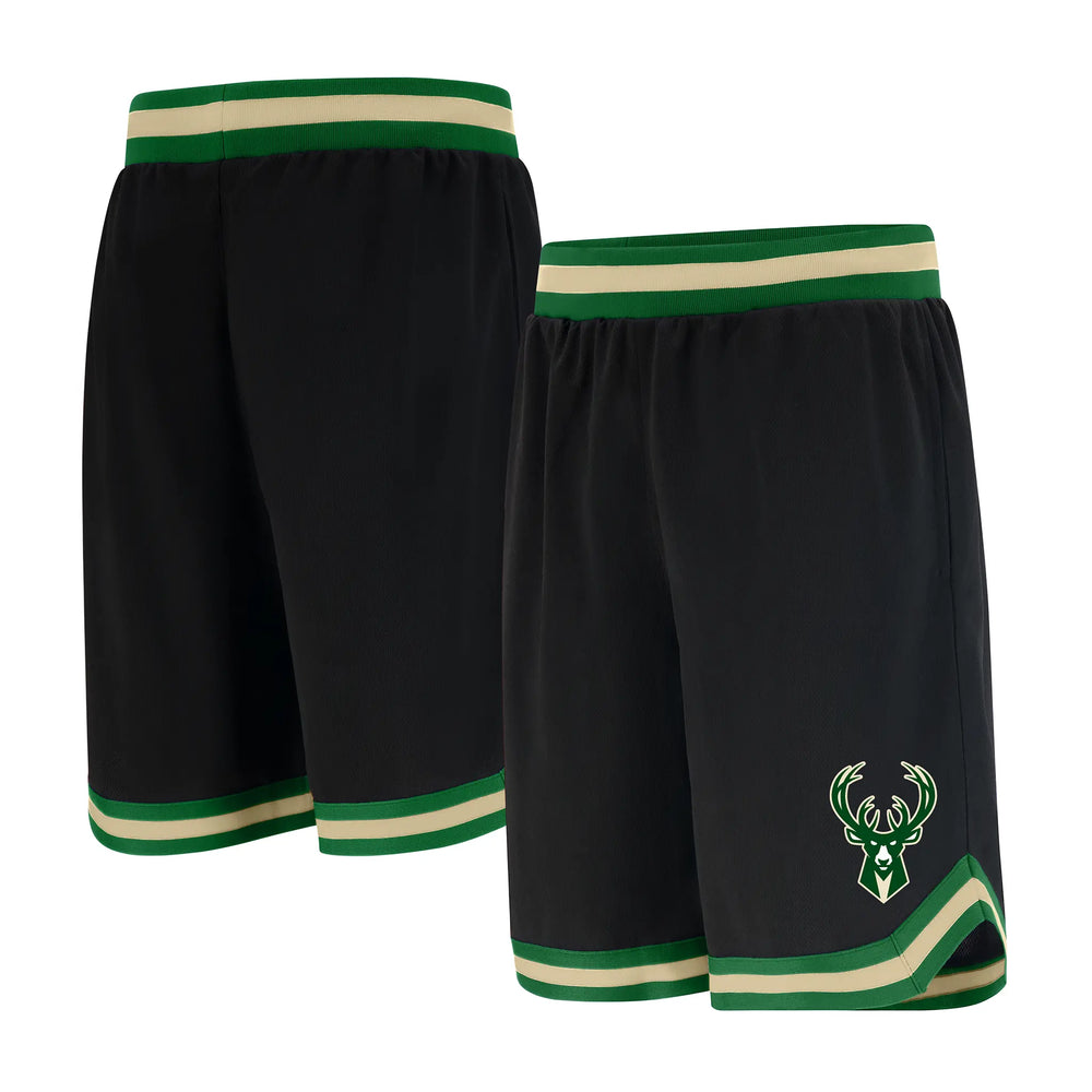 Ultra Game Men's NBA Official Soft Air Mesh Ultimate Basketball Shorts - OG Fit | Milwaukee Bucks