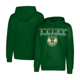 Ultra Game Men's NBA Official Super Soft Midtown Hoodie Sweatshirt | Milwaukee Bucks
