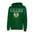 Ultra Game Men's NBA Official Super Soft Midtown Hoodie Sweatshirt | Milwaukee Bucks