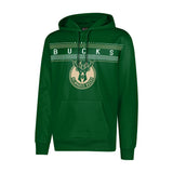 Ultra Game Men's NBA Official Super Soft Midtown Hoodie Sweatshirt | Milwaukee Bucks