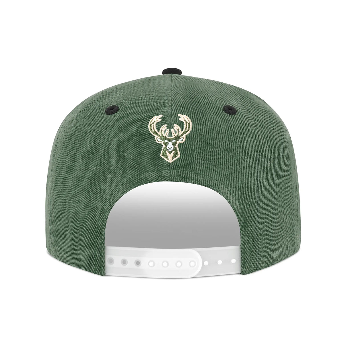 Ultra Game Men’s NBA Official Snap Back 3D Embroidered Team Logo Baseball Cap Hat | Milwaukee Bucks