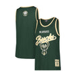 Ultra Game Men's NBA Official Tank Top Mesh Sleeveless Muscle T-Shirt | Milwaukee Bucks