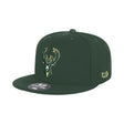 Ultra Game Men’s NBA Official Twill Snap Back Ultimate Baseball Cap Hat | Milwaukee Bucks