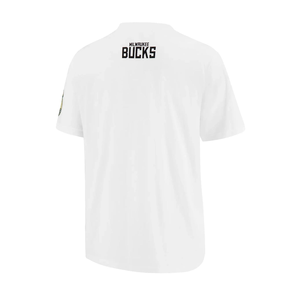 Ultra Game Men's NBA Official Embroidered Letters Super Soft T-Shirt | Milwaukee Bucks