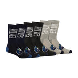 Ultra Game Men's NBA Official Athletic Cushioned Vertical Attack Team Crew Socks - 3 Pack | Minnesota Timberwolves