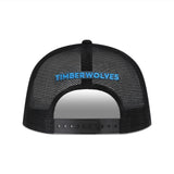Ultra Game Men’s NBA Official Snap Back All Around The World Trucker Baseball Cap Hat | Minnesota Timberwolves