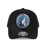 Ultra Game Men’s NBA Official Snap Back All Around The World Trucker Baseball Cap Hat | Minnesota Timberwolves