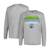 Ultra Game Men’s NBA Official Super Soft Supreme Long Sleeve T-Shirt | Minnesota Timberwolves