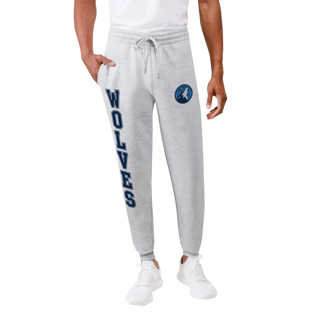 Ultra Game Men's NBA Official Super Soft Team Jogger Sweatpants | Minnesota Timberwolves